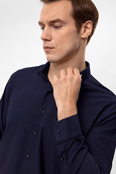 SÜVARİ Кутовий манжет, вузький крій, сорочка з армурою