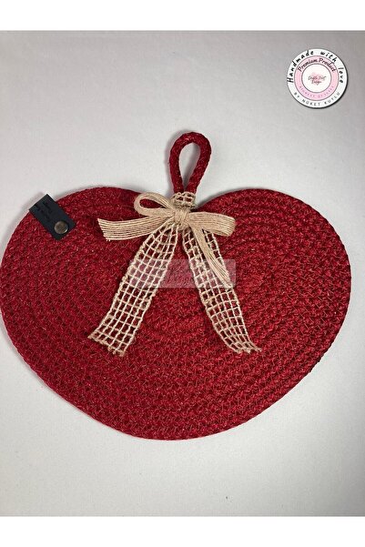 DOUBLE KNOT DESİGN Şık Dekoratif Kalpli Kapı Süsü- Hediyelik Sevgililer Günü ...