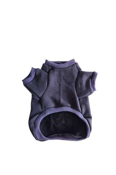 atelyu cat dog suit dark blue coat of arms sweatshirt