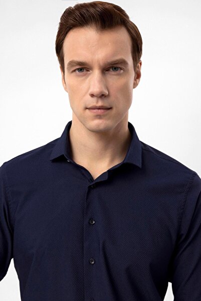 SÜVARİ Кутовий манжет, вузький крій, сорочка з армурою