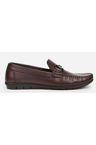 Pierre Cardin 90146 Кафяви мъжки мокасини за ежедневни кожени обувки