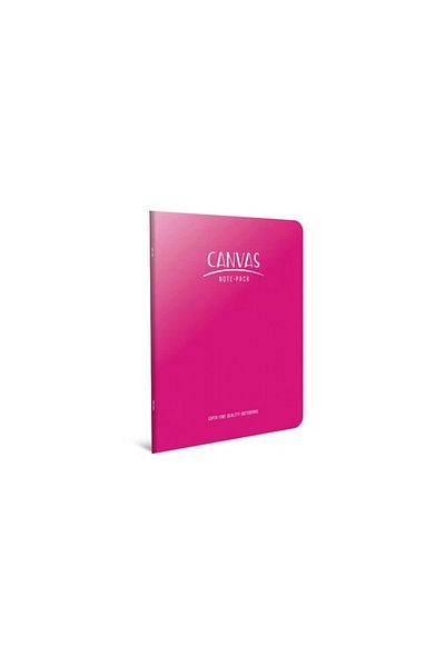 Gıpta A4 80 Sheets Checked Canvas Wire Stitched Polypropylene Notebook