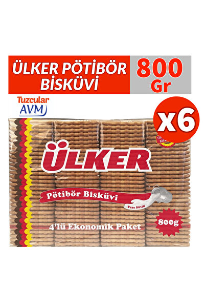 Ülker Petibör Bisküvi 800 gr 6 Paket
