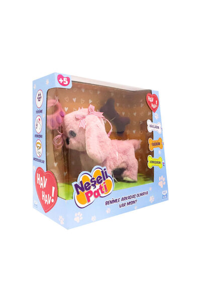 MEGA Neşeli Pati Pembe Köpek