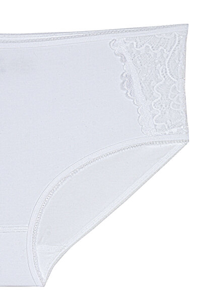 BSM Set de 3 chiloți modal din dantelă cu talie înaltă - comozi și moi