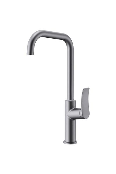 Creavit Lua Sink Kitchen Faucet Metalic Gray Luminaire Lu8500gr