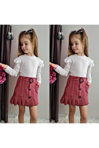 YİGİT BUTİK Costum pentru fete Yigit Boutique cu fustă