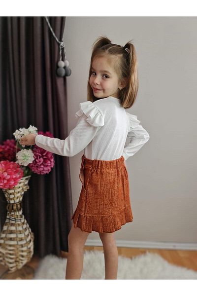 YİGİT BUTİK Yigit Boutique Girl's Suit with Skirt