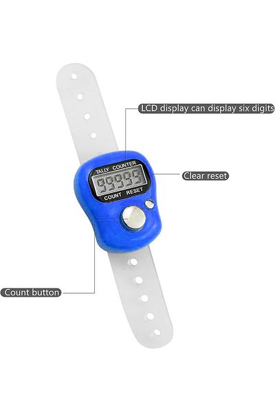 Boldy Zikirmatik Sports Counter Tasbih - Inel Zikirmatik cu contor digital electronic (1 bucată)