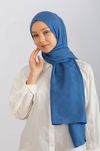 hijabchi Εισαγόμενο Μονόγραμμα - Indigo