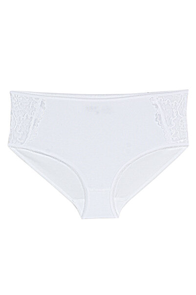 BSM Set de 3 chiloți modal din dantelă cu talie înaltă - comozi și moi
