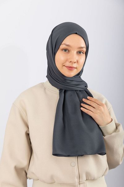 hijabchi Βαμβακερό Τυλίγμα - Καπνιστό