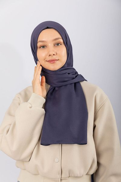 hijabchi Cotton Twill - Purple Blue