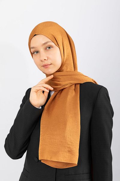 hijabchi Σατέν Κράκλες - Κεχριμπάρι