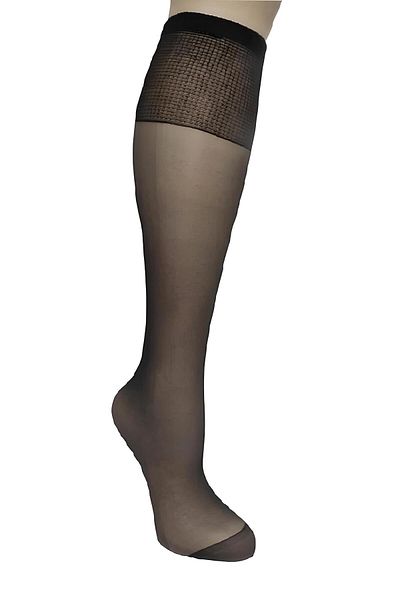 Müjde Women's Knee-Length Trousers Socks 3 Pieces 20 Denim Matte Reinforced Toe Durable Flexible -