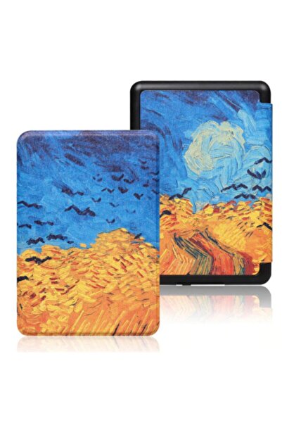 Amazon Kindle Paperwhite 4 - 10. Nesil 2018 Kitap Okuyucu Kılıfıı Buğday Tarlası