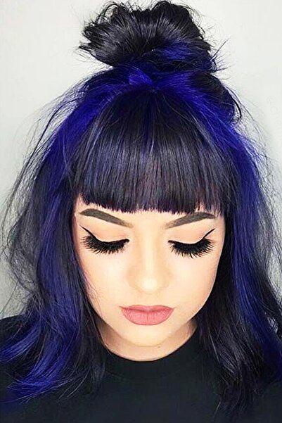 New Obsessions Midnight Blue Snap Hair 2 Pieces