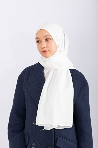 hijabchi Βαμβακερό Σάλι Κρασ - Εκρού