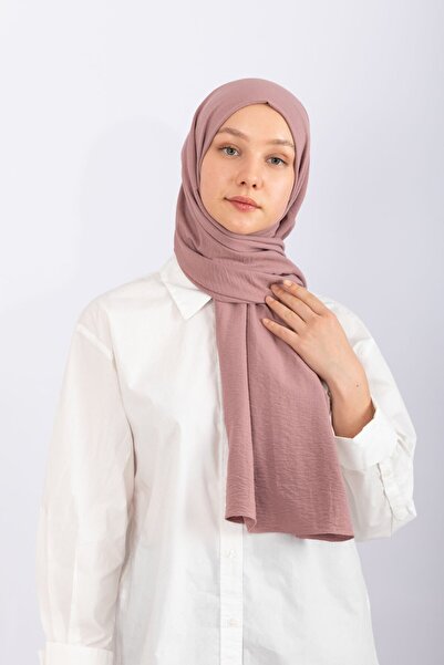 hijabchi شال قطني - وردي ناعم