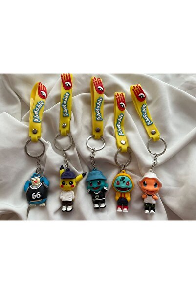 Pokemon Anahtarlık 5 ADET