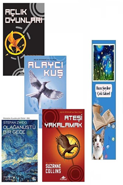 TÜRKİYE İŞ BANKASI KÜLTÜR YAYINLARI Açlık Oyunları + Alaycı Kuş + Ateşi Yakal...