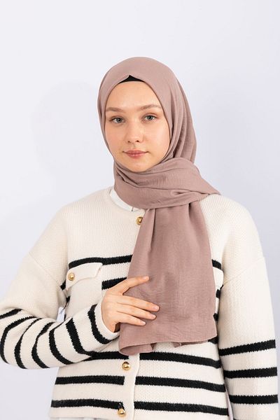 hijabchi Cotton Shawl - Soft Mink