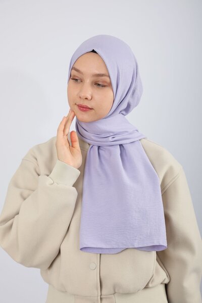 hijabchi Şal din bumbac - Liliac