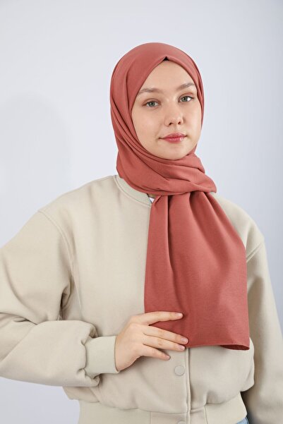 hijabchi Βαμβακερό Σάλι Κρασ - Τριαντάφυλλο