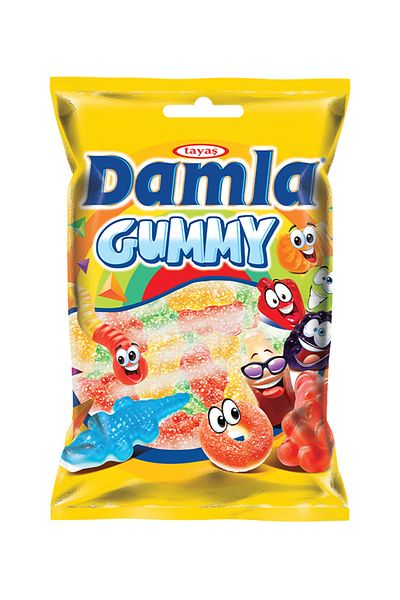 TAYAŞ 1 kg Drop Gummy Bears - Sour Gel Candy
