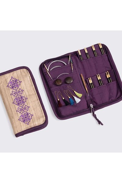 KnitPro Lanternmoon Bliss 10 Cm Short Skewer Tipped Interchangeable Skewer Set - Handcrafted 7 Li Set