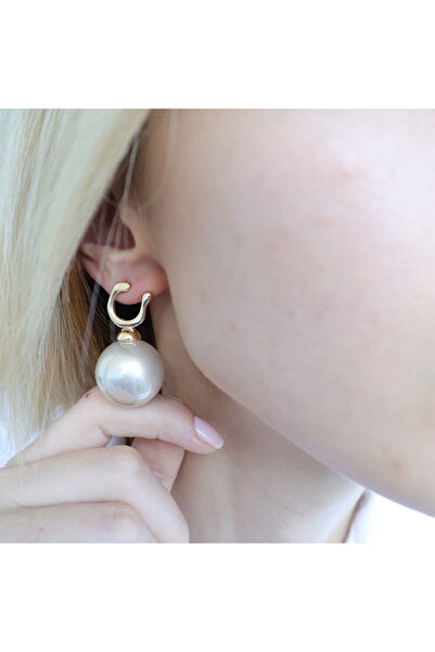 Choix Du Jour Inci Top Küpe Altın 14 Ayar Kaplama