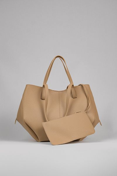 Çantacımstore Бежева жіноча сумка-шоппер велика 822024