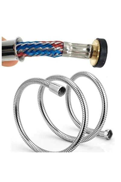 Berev Paslanmaz Kırılmaz Çelik Örgülü Duş Hortumu
