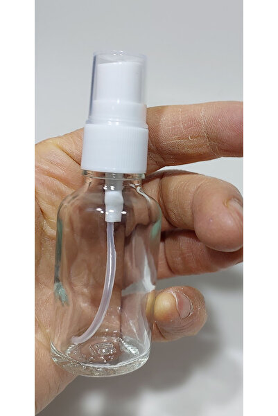 wellLine Sprey Başlıklı 30 ml Boş cam Şişe 5 Adet Sağlam Sert