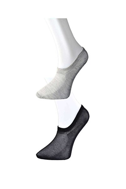 Acura Black and Gray Women's Invisible Socks 12 pairs