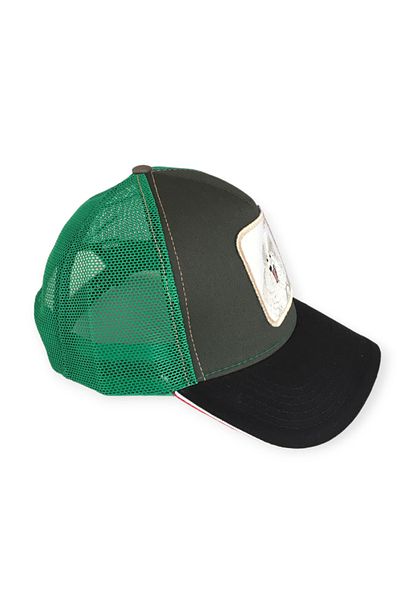 Outlet Çarşım Spoiled Animal Embroidered Mesh Cap Animal Farm