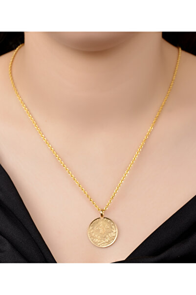 kuyumcu nurettin 10,60 gr (GRAM) Tam Reşat Kolye 14 Ayar Altın