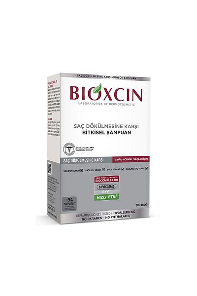 Bioxcin Genesis 300ml - Anti-Hair Loss, Shampoo for Dry/Normal Hair