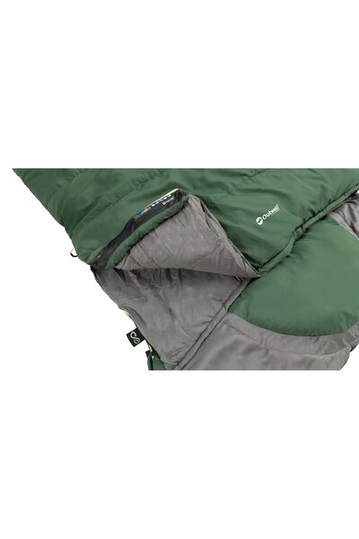 Outwell Contour Lux XL -16°C Sided Summer and Winter Sleeping Bag Green
