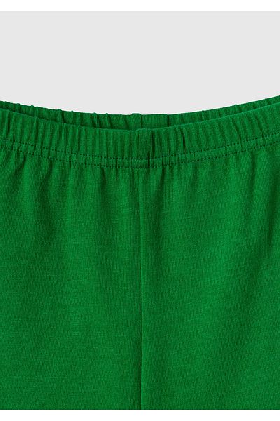 United Colors of Benetton Set pijamale brodate cu logo verde pentru băiat