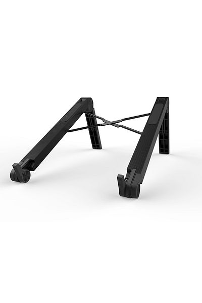Mcstorey Laptop Stand Macbook Notebook Compatible Foldable And Adjustable Black