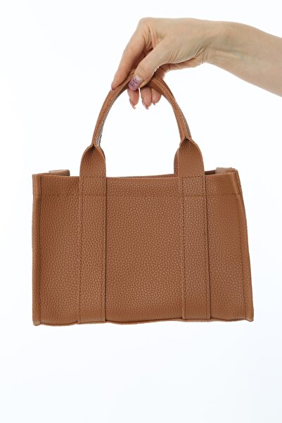 Baghashtag Brown Leather Mini Tote Bag