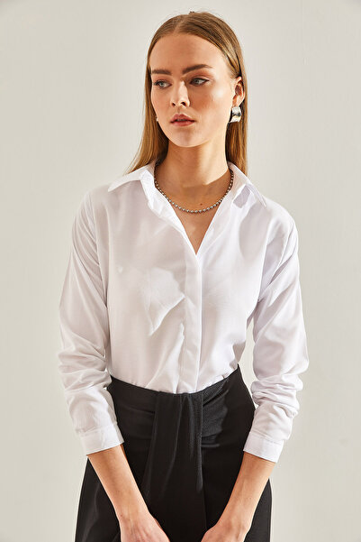 Bianco Lucci Kadın Basic Gömlek