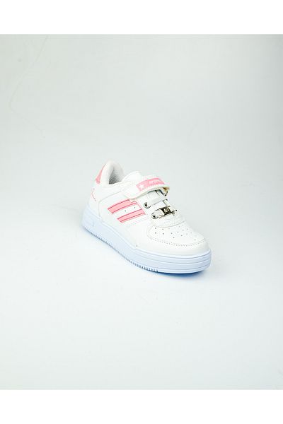BABALİ 905 White Pink Kids Sneakers with Father