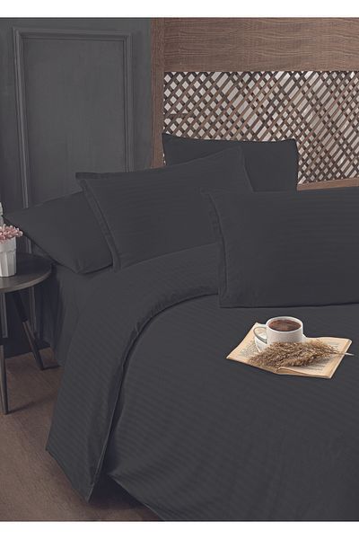 Altınbaşak 4 PIECES 100% LUXURY COTTON, COTTON INFINITY POPLIN SINGLE PERSON COVER SET