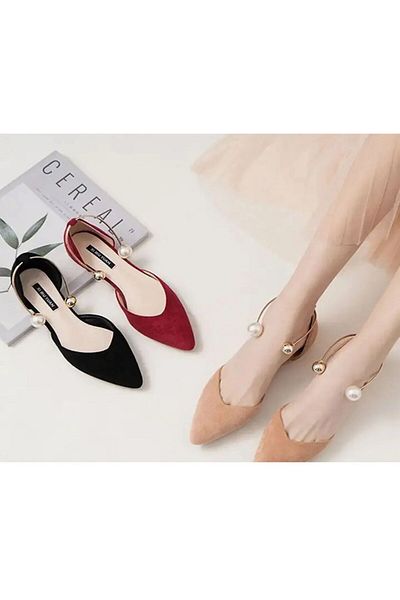 Emtory Home Accesoriu pentru pantofi stiletto - Catarama pentru pantofi cu toc - Dantela de pantofi cu perle aurii - 2 buc