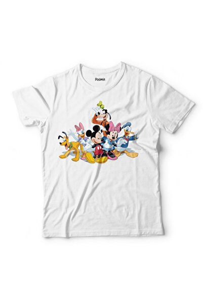 MAGORS Tricou din bumbac Svart Wear Mickey Family