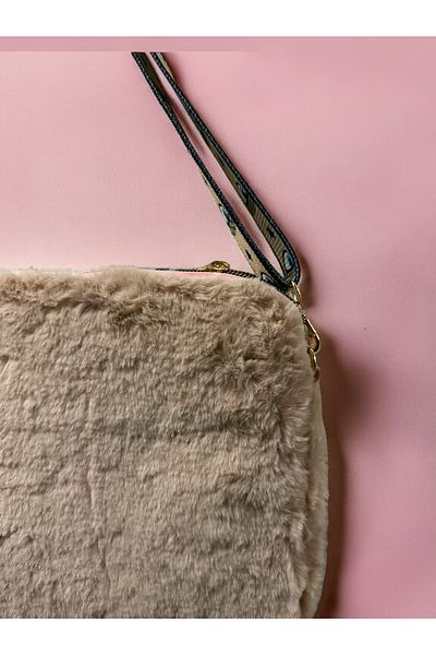 PLUSH STUDIO Powder Toscase 13-13.3-14 Inch Plush Macbook, Laptop Bag