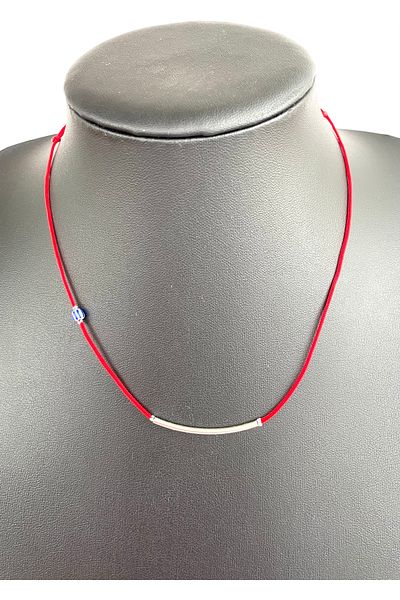Concept HuBuTU GIFT MINIMAL RED INFINITY ROPE NECKLACE