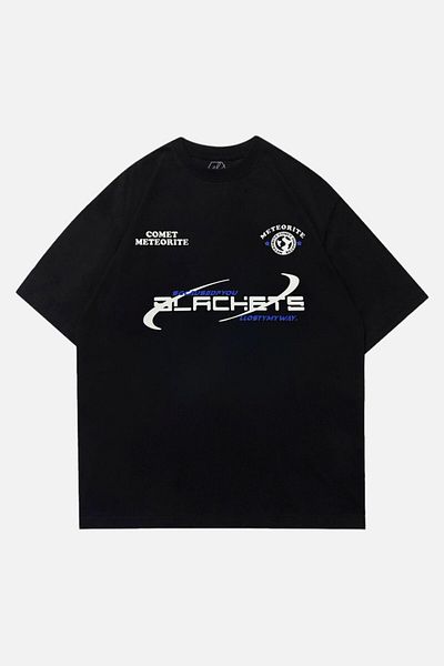 EFBUTİK Black Unisex Blachets T-Shirt